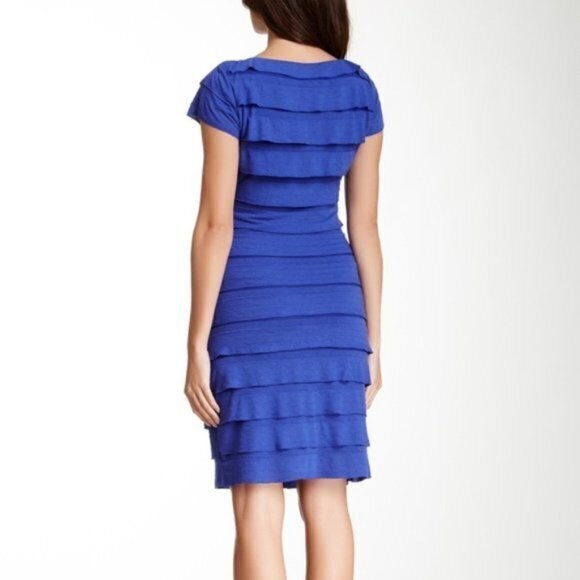 New‎ Max Studio Short Sleeve Tiered Dress - Picture 5 of 6